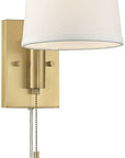 Brass Finish Wall Mounted Lamp - From Where -