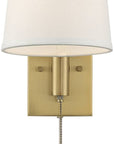 Brass Finish Wall Mounted Lamp - From Where -