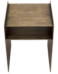 Brass Side Table - From Where -