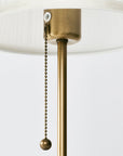 Brass/White Table Lamp - From Where -