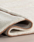 Brega Geometric New Zealand Wool Rug - From Where Finds -