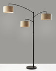 Brendan 3 - Arm Metal Arc Floor Lamp (82") - From Where Finds -
