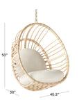Brisa Rattan Outdoor Hanging Lounge Chair - From Where -