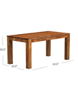 Bronner Solid Wood Dining Table - From Where -
