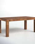 Bronner Solid Wood Dining Table - From Where -