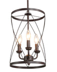 Bronze 3 - Light Industrial Chandeliers - From Where -