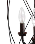 Bronze 3 - Light Industrial Chandeliers - From Where -