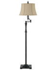 Bronze Swing Arm Floor Lamp - From Where -