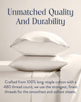 Brooklinen Luxury Sateen Duvet Cover - Queen Size in Cream - From Where -