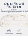 Brooklinen Luxury Sateen Duvet Cover - Queen Size in Cream - From Where -
