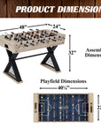 Brooks 48" Wood Foosball Table - From Where -
