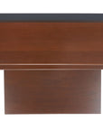 Brown and Charcoal 2 - Shelf Leaning Desk - From Where -