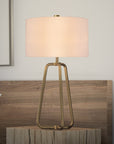 Bryan Brass Finish Table Lamp - From Where -