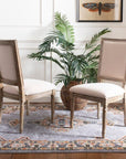 Buchanan Beige Rectangular Dining Chairs - From Where -