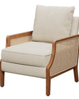 Burlap Accent Chair - From Where -