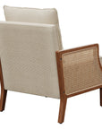 Burlap Accent Chair - From Where -
