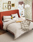 Burnt Orange Bowdoin Platform Bed - From Where -