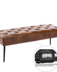 Button - Tufted Ottoman Bench - From Where -