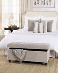 Button Tufted Storage Bench - From Where -