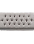 Button Tufted Storage Bench - From Where -
