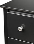 Prepac BDC-6330 Sonoma Bedroom Dresser, 6-Drawer, Black