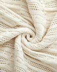 Cable Knit Throw Blankets - From Where -