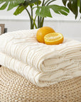Cable Knit Throw Blankets - From Where -