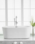 Cadence Freestanding Soaking Bathtub - 59" - From Where -