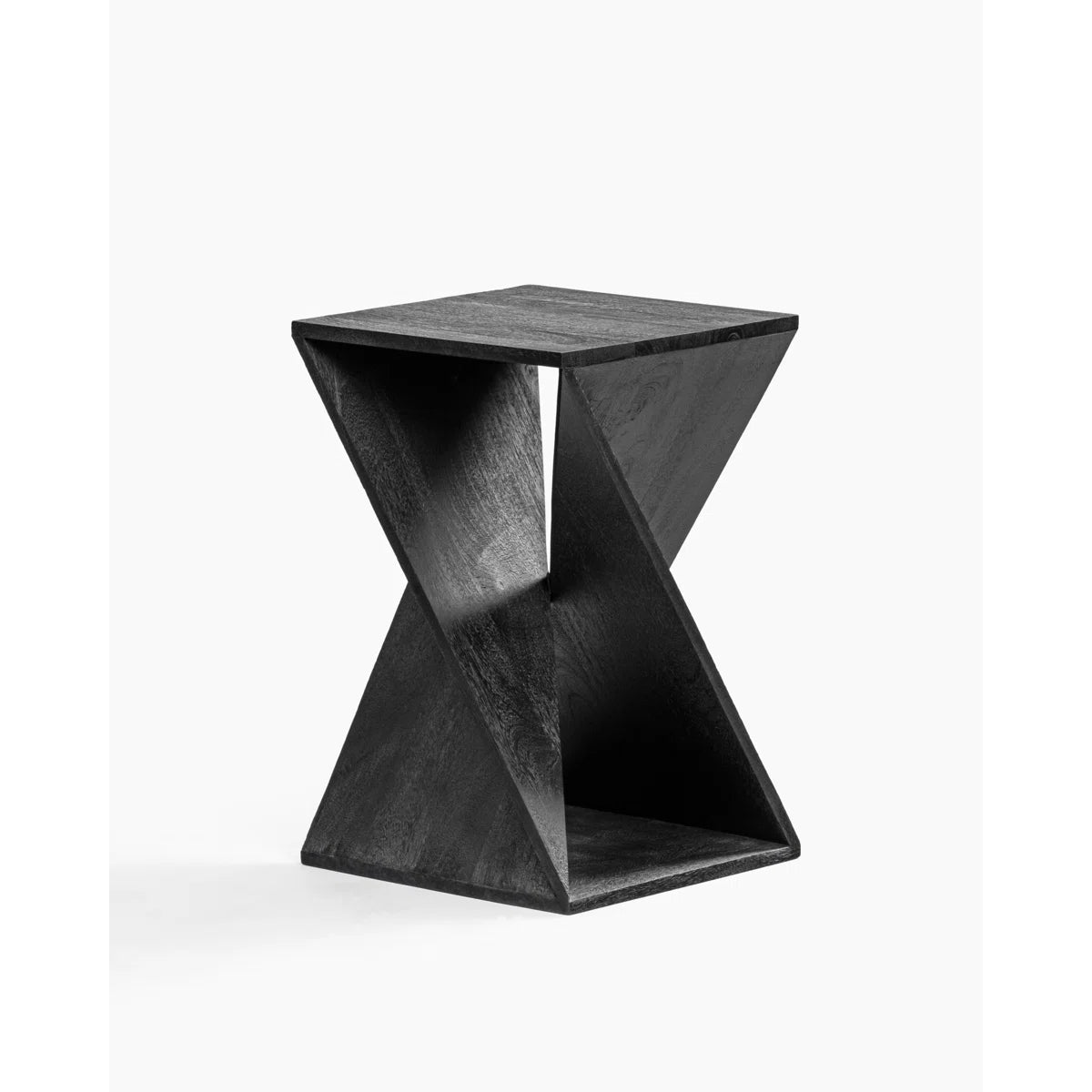 Caelah Solid Wood End Table - From Where -