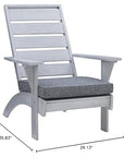 Caitlyn Gray Outdoor Chair - From Where -