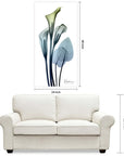 Calia Lily Frameless Graphic Wall Art - From Where -