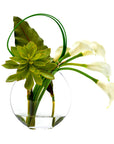 Calla Lily and Succulent Faux Water Floral - From Where -