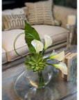 Calla Lily and Succulent Faux Water Floral - From Where -