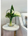 Calla Lily and Succulent Faux Water Floral - From Where -