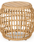 Calova Outdoor Side Table - Resin Wicker - From Where -