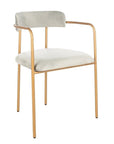Camille Modern Velvet Accent Chair - From Where -