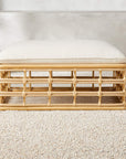 Cana Outdoor Patio Ottoman - From Where -