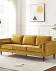Candius 86'' Velvet Sofa - From Where -