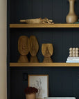Carved Wood Mask Set - From Where -
