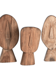Carved Wood Mask Set - From Where -