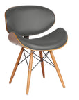 Cassie Faux Leather Dining Chair - From Where -