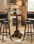 https://www.walmart.com/ip/Costway-Set-of-2-29-Swivel-Bar-Height-Stool-Wood-Dining-Chair-Upholstered-Seat-Panel-Back-Espresso/992350719
