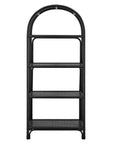 Celeste 67" Arched Rattan Bookshelf - From Where Finds -