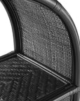 Celeste 67" Arched Rattan Bookshelf - From Where Finds -