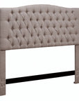 Celeste Tufted Headboard Brown - From Where -