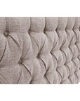 Celeste Tufted Headboard Brown - From Where -