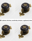 Ceramic Cabinet Knobs (Set of 4) - From Where -