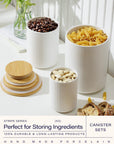 Ceramic Canisters (Set of 3) - From Where -