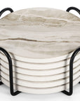 Ceramic Drink Coasters (Set of 6) - From Where -