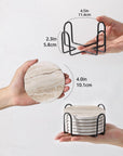 Ceramic Drink Coasters (Set of 6) - From Where -